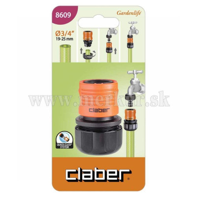 CLABER 8609  Spojka 3/4″  Blister