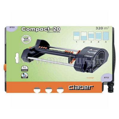 CLABER 8753  Postrekovač preklápací COMPACT-20 AQUA CONTROL  