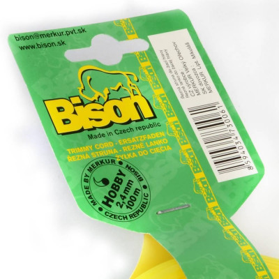 BISON lanko 2,4mmx100m žlté okrúhle BASIC PROFI