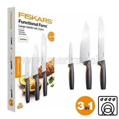 FISKARS sada nožov - 3 kusy Functional Form 1057559