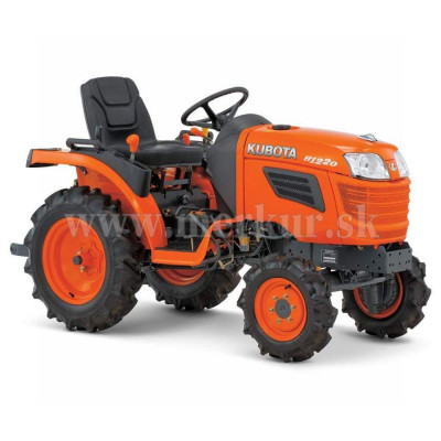 KUBOTA B1121 traktor poľnohospodársky set s rotavátorom + pluh