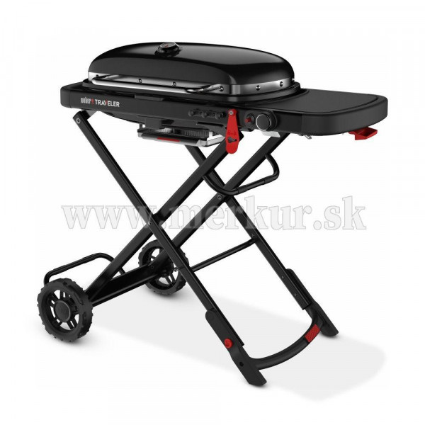 WEBER gril plynový Traveler čierny Stealth Edition