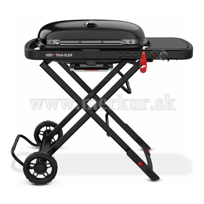 WEBER gril plynový Traveler čierny Stealth Edition