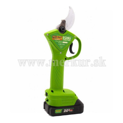 Procraft ES20Li aku nožnice na konáre SET 2xAKU + nabíjačka