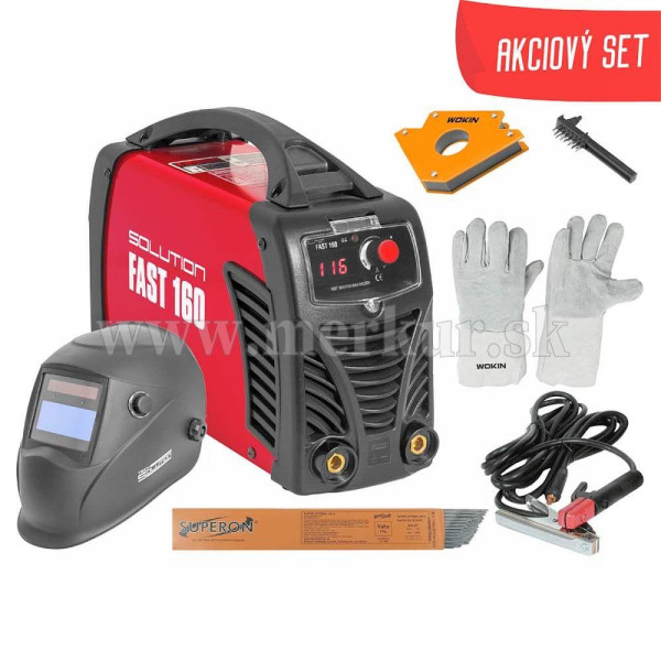 SOLUTION FAST 160 zvárací invertor SET