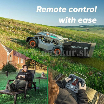 MOWRATOR S1 4WD PRO aku kosačka na diaľkové ovládanie