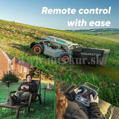 MOWRATOR S1 4WD WIDE aku kosačka na diaľkové ovládanie