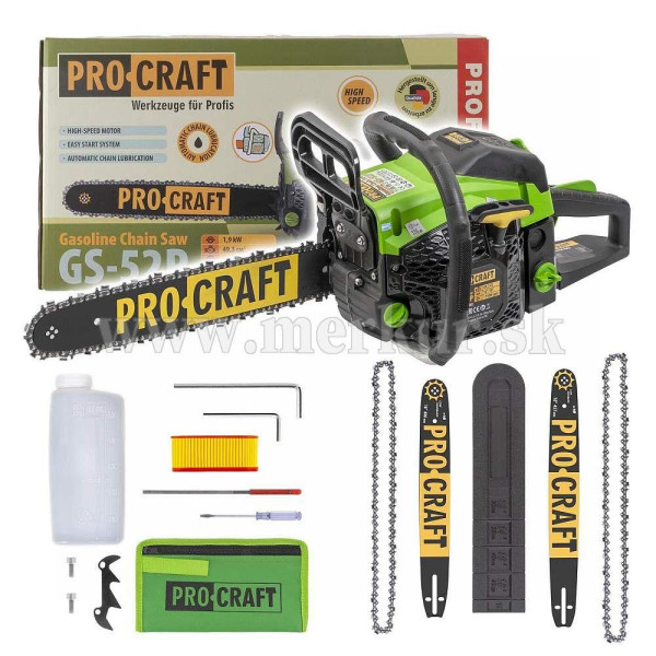 Procraft GS-52P benzínová reťazová píla