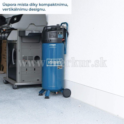 SCHEPPACH HC 51 V vertikálny bezolejový kompresor 50 L