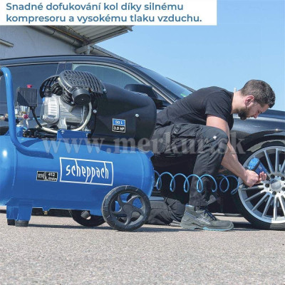 SCHEPPACH HC 53 DC dvojpiestny olejový kompresor 50 L