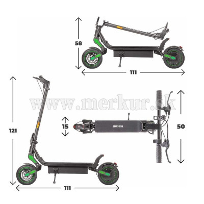 PROCRAFT DS500L elektrická kolobežka
