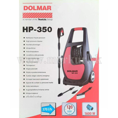 DOLMAR HP-350 vysokotlakový čistič