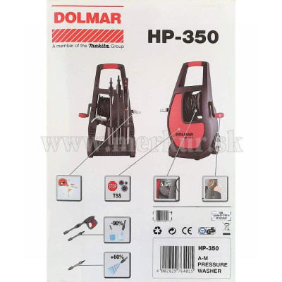 DOLMAR HP-350 vysokotlakový čistič
