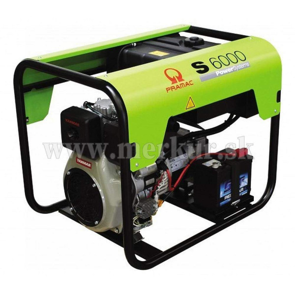 PRAMAC S6000 trojfázová dieslová elektrocentrála s elektroštartom