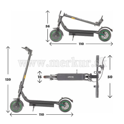 PROCRAFT DS350S elektrická kolobežka