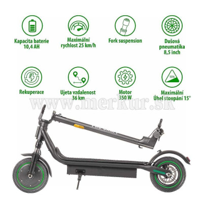 PROCRAFT DS350S elektrická kolobežka