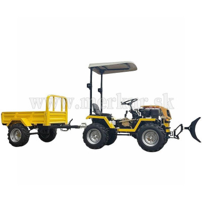 TAUROS ZX18 benzín 4x4 malotraktor s predným vývod.náhonom