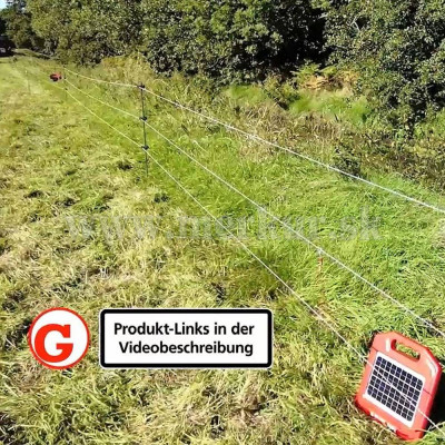EP energizér solár.plotu s batériou S200, na 3km ohradníku