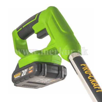 PROCRAFT PTA-24 akumulátorový vyžínač SET 2x aku + nabíjačka