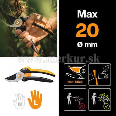 FISKARS nožnice záhradné dvojčepeľové (L) Solid™ P341 1057164