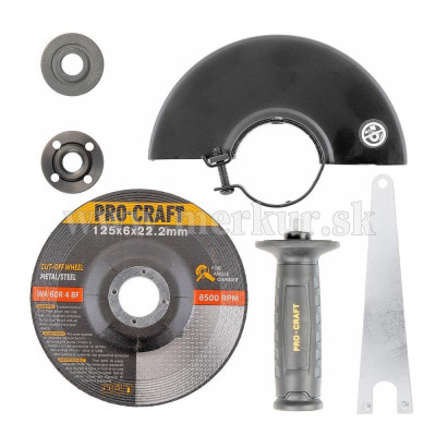 PROCRAFT PGA 22-1B-C SET uhlová brúska + príslušenstvo