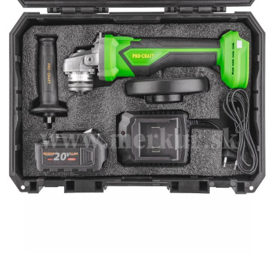 PROCRAFT PGA 22-1B-C SET uhlová brúska + príslušenstvo