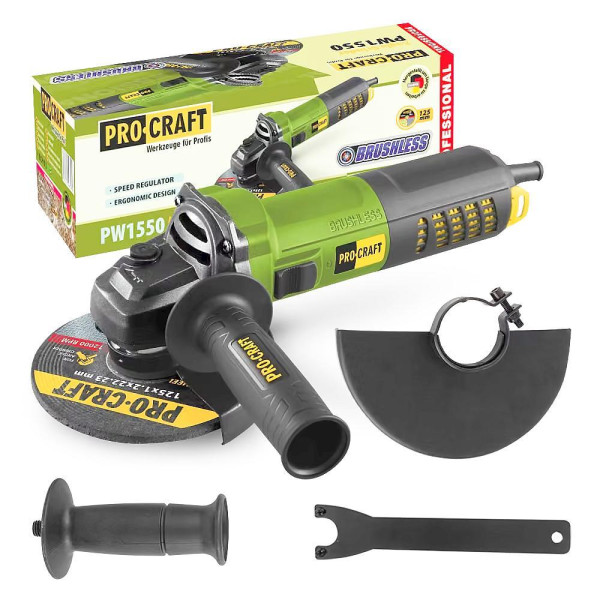 PROCRAFT PW1550 uhlová brúska