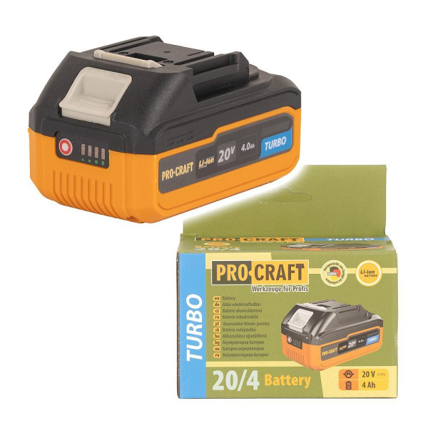 PROCRAFT 20/4 batéria TURBO 4Ah/20V
