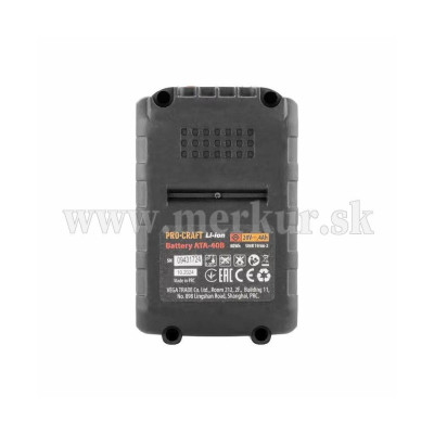 PROCRAFT 20/4 ATA-40B batéria 4Ah/20V