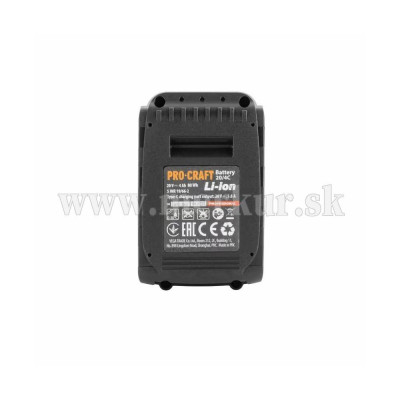 PROCRAFT 20/4C batéria 4Ah/20V + USB-C port