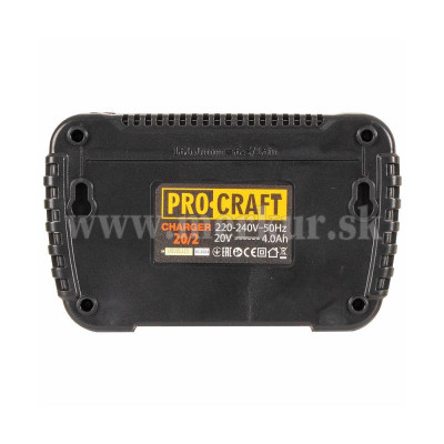 PROCRAFT 20/2 nabíjačka 20V