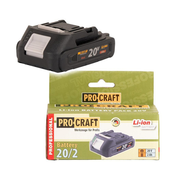 PROCRAFT 20/2A batéria 2Ah/20V