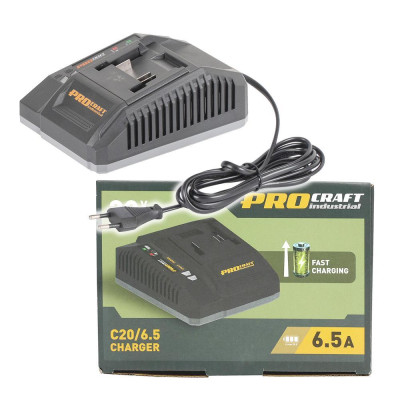 PROCRAFT C20/6.5 rýchlonabíjačka 20V