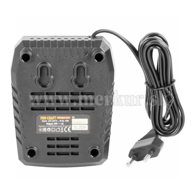 PROCRAFT SADA 20/4 batéria + 20/1 nabíjačka 20V