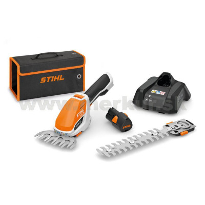 STIHL HSA 26 SET akumulátorové nožnice na trávu 2V1