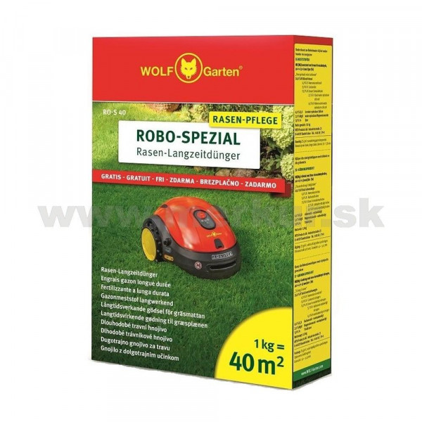 WOLF-Garten RO-S 40 špeciálne dlhodobé trávne hnojivo ROBO
