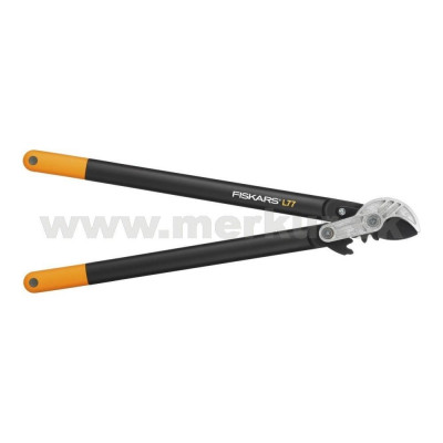 FISKARS nožnice na hrubé konáre prevodové, jednočepeľové PowerGear (L) L77 1000583