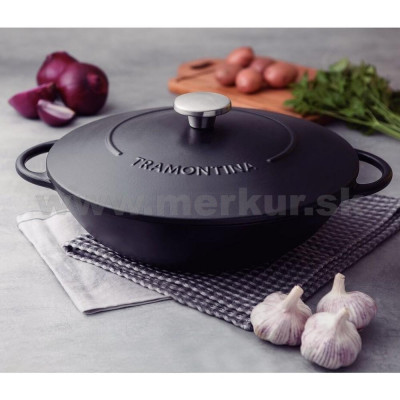 TRAMONTINA wok liatinový 32cm TRENTO 
