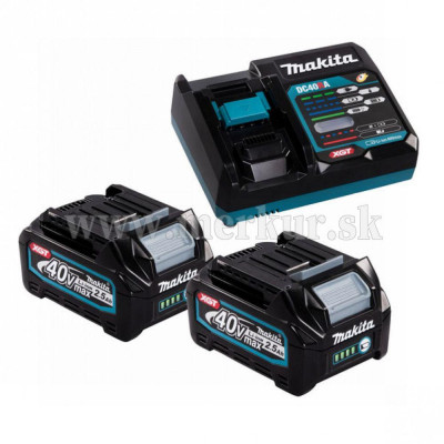 MAKITA sada akumulátorov a nabíjačky 2xBL4025 + DC40RA + kufrík