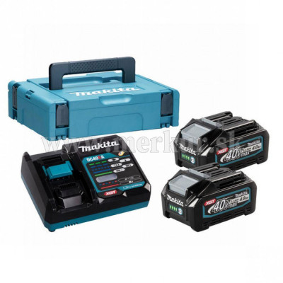 MAKITA sada akumulátorov a nabíjačky 2xBL4040 + DC40RA + kufrík