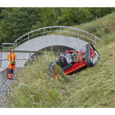 AGRIA 9600 hybridná diaľkovo ovládaná svahová kosačka na pásovom podvozku