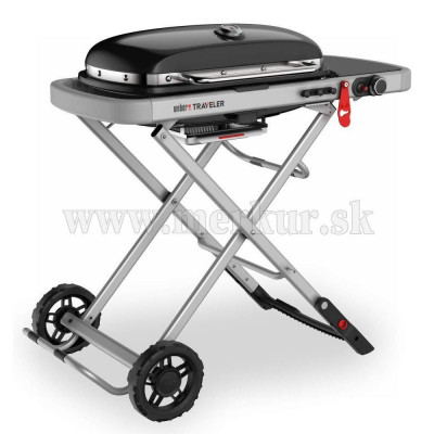 WEBER gril plynový Traveler čierno/strieborný