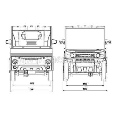 SELVO S2.DCH nákladný elektromobil (Gel Pb 150Ah)
