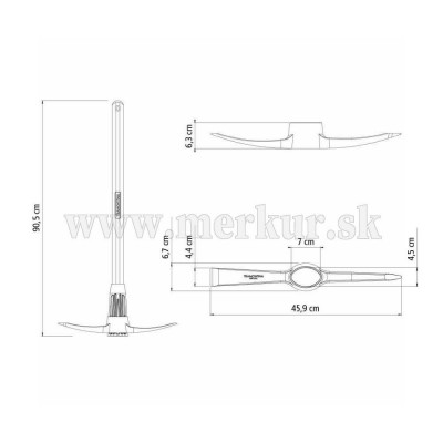 TRAMONTINA kropmpáč s drevenou rúčkou 70 cm