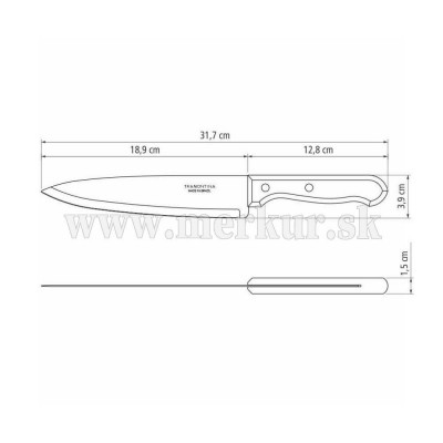TRAMONTINA nôž kuchynský 20 cm DYNAMIC