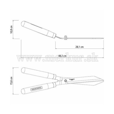 TRAMONTINA nožnice na živý plot